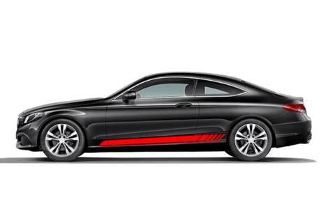 Stickers Autocollants Edition One AMG pour Mercedes Benz Classe C W205 S205 Coupe C205 type C63 S C43
