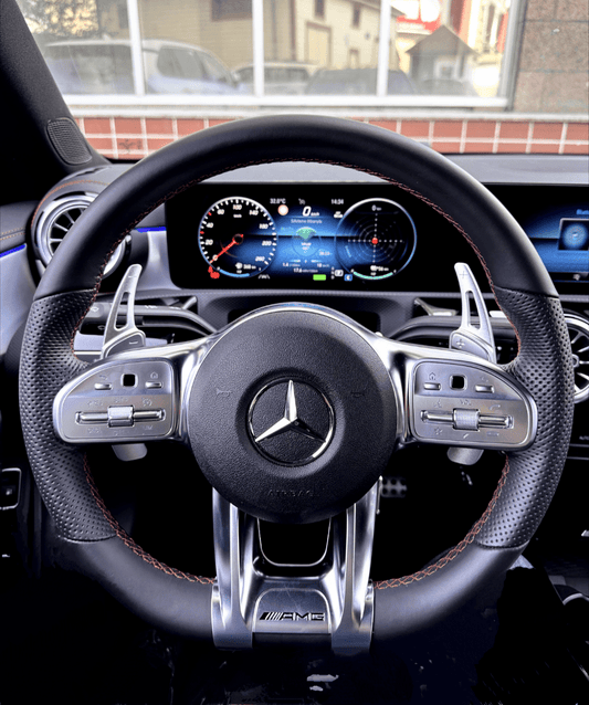 Argent Palettes au volant Mercedes-Benz Classe C W205 C205 (2014-2021)
