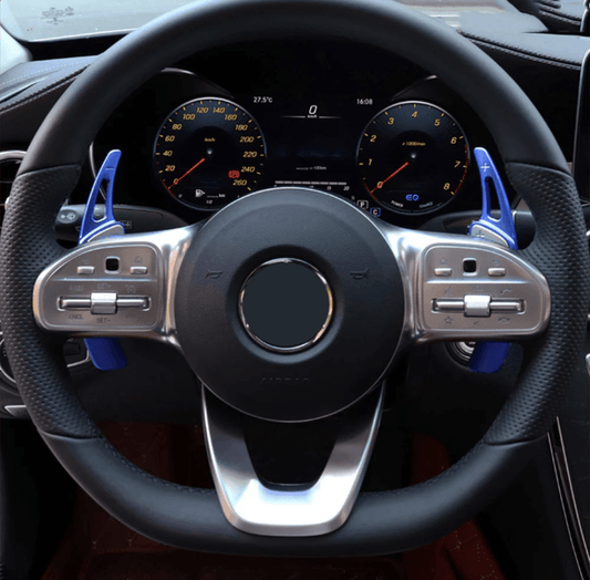 Bleu Palettes au volant Mercedes-Benz Classe C W205 C205 (2014-2021)