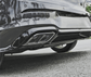 Embouts Sorties Enjoliveurs d'échappements noirs pour VW Golf 8