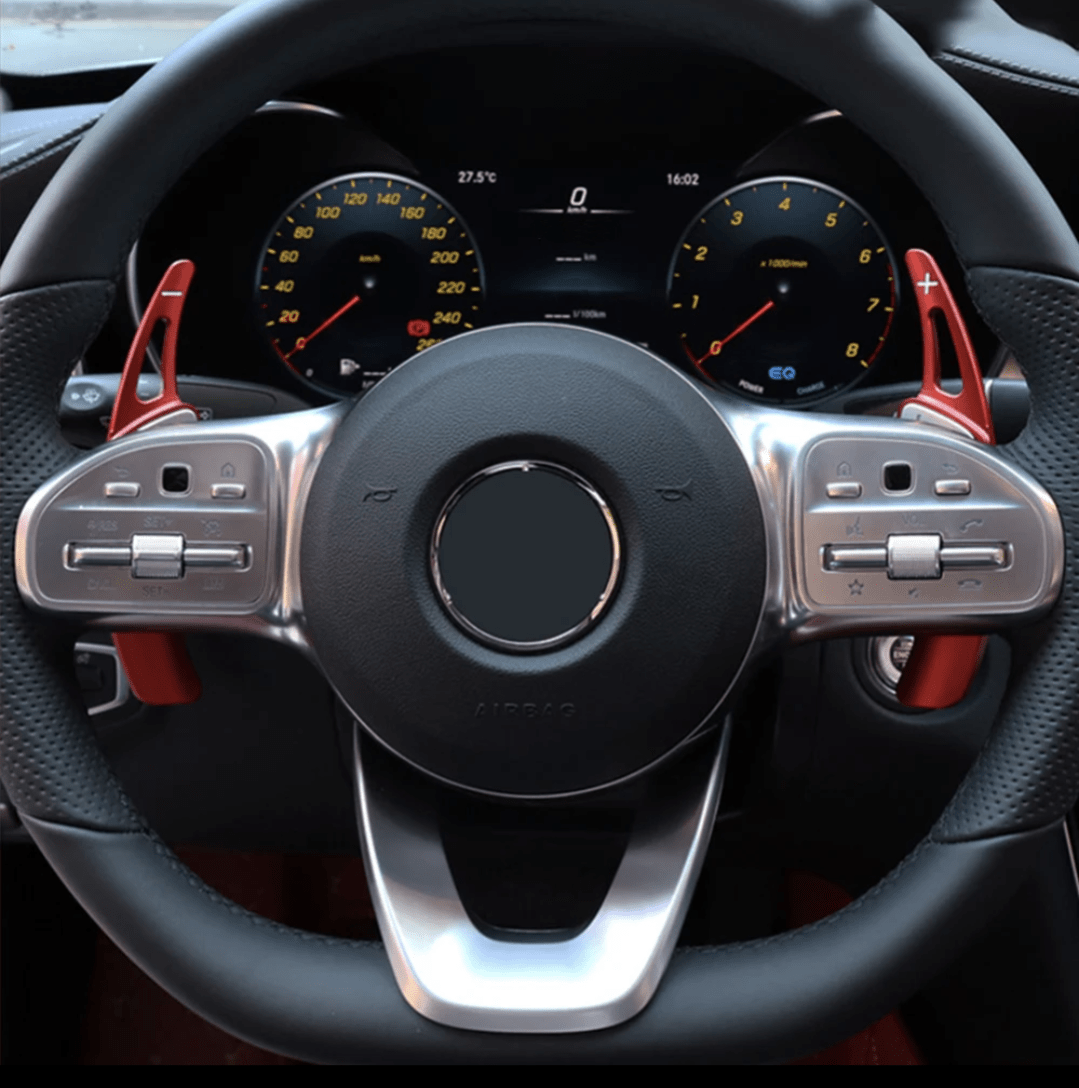 Rouge Palettes au volant Mercedes-Benz Classe C W205 C205 (2014-2021)