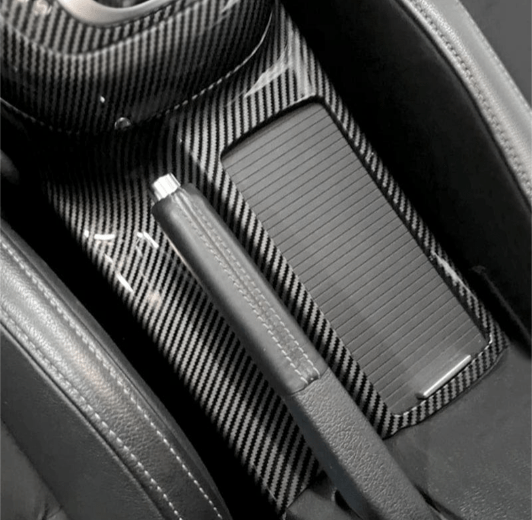 Garnitures de console centrale habillage intérieur carbone pour Volkswagen Golf 6