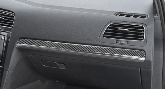 Garnitures de tableau de bord habillage intérieur carbone pour Volkswagen Golf 7
