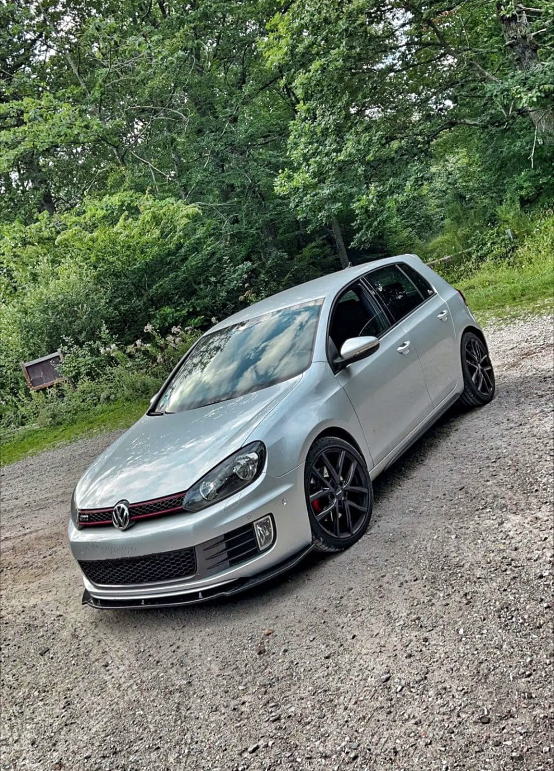 Golf 6 GTI et GTD Lame avant splitter pare-choc pour VW GOLF 6 (2008 à 2012)