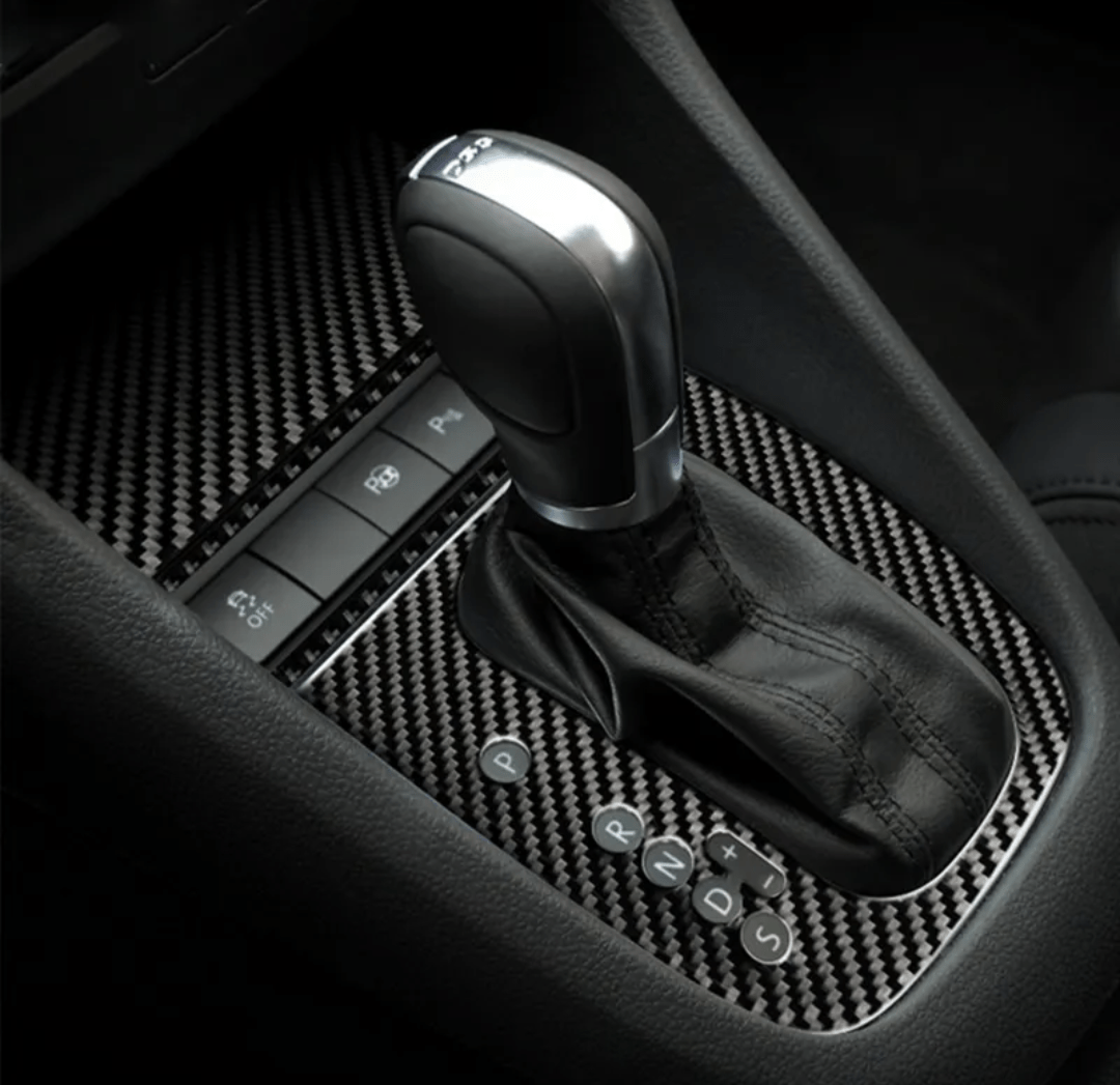 Type 1 Entourage de levier de vitesse habillage intérieur carbone pour Volkswagen Golf 6