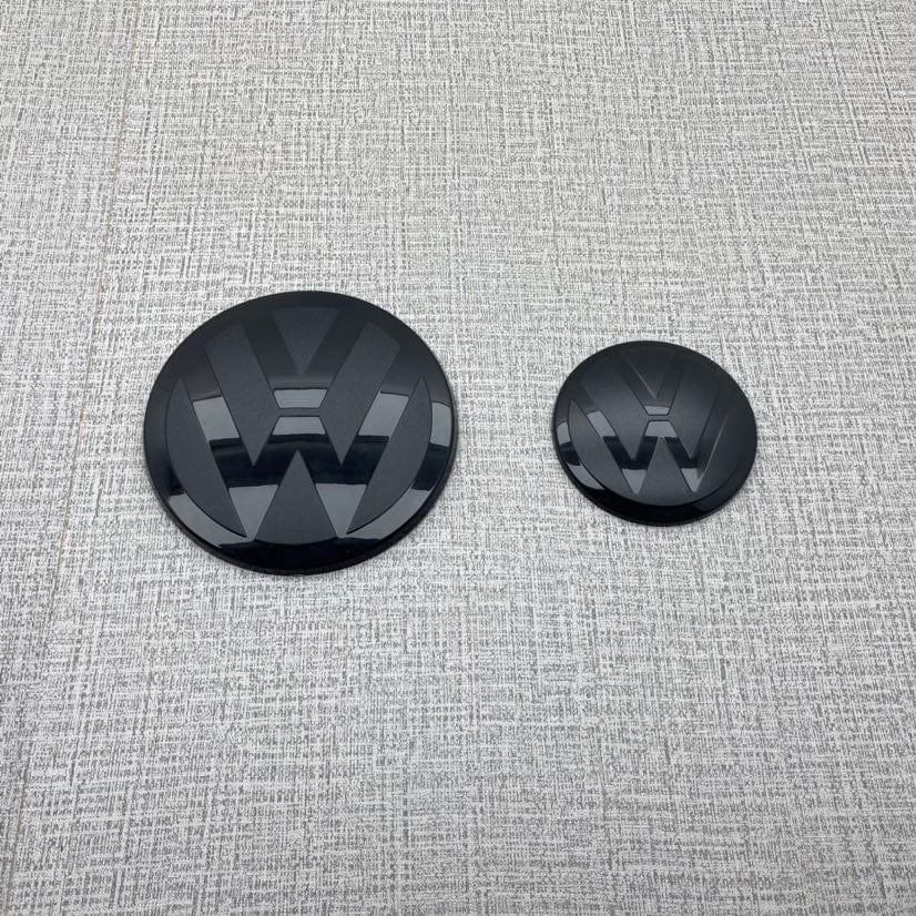 Emblèmes avant et arrière noirs logos VW T-ROC 2017-2022
