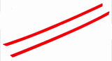 Emblèmes avant et arrière noirs logos VW GOLF 8 - Euro Racing Parts Baguette de calandre ROUGE type GOLF GTI pour VW GOLF 8