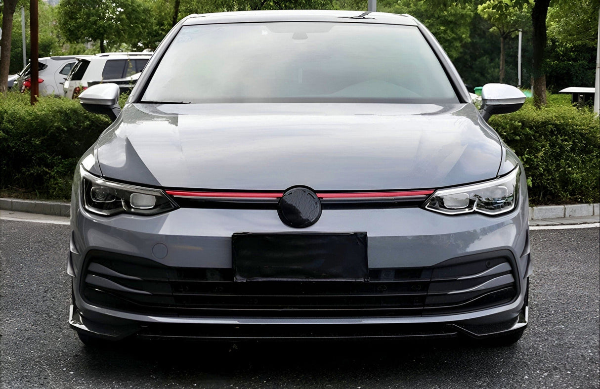 Emblèmes avant et arrière noirs logos VW GOLF 8 - Euro Racing Parts Baguette de calandre ROUGE type GOLF GTI pour VW GOLF 8