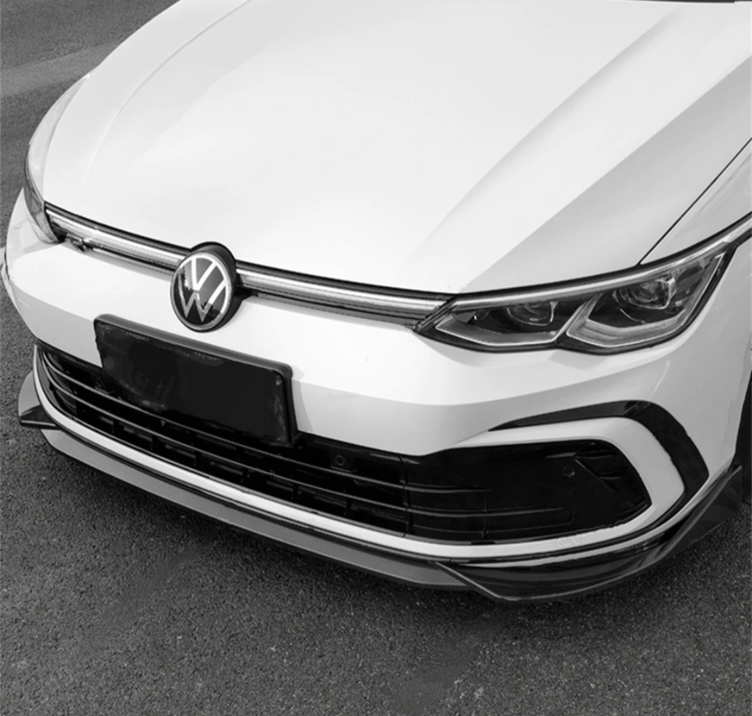 Golf GTI, GTD, GTE et R-Line Lame avant splitter pare-choc pour VW GOLF 8 (2020 à 2024)