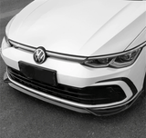 Golf GTI, GTD, GTE et R-Line Lame avant splitter pare-choc pour VW GOLF 8 (2020 à 2024)