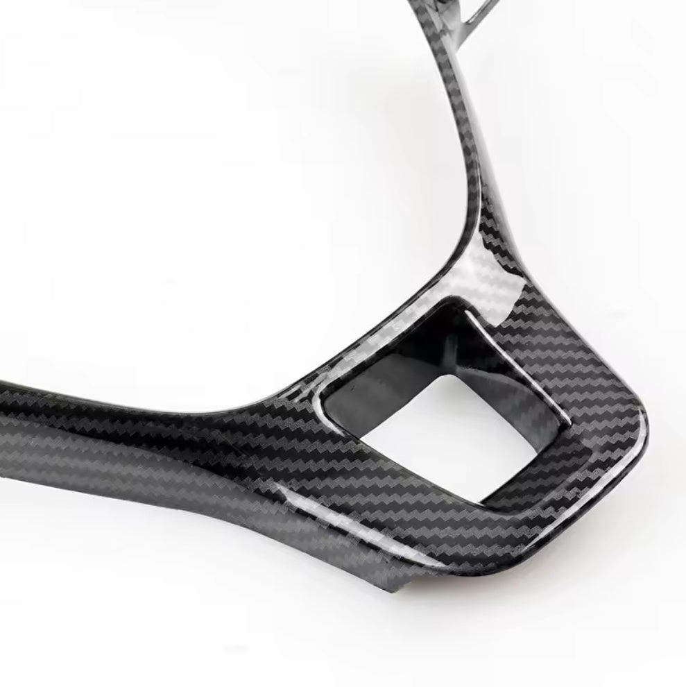 Garnitures de tableau de bord, Volant habillage intérieur carbone pour Volkswagen Golf 7 (2012 à 2021)