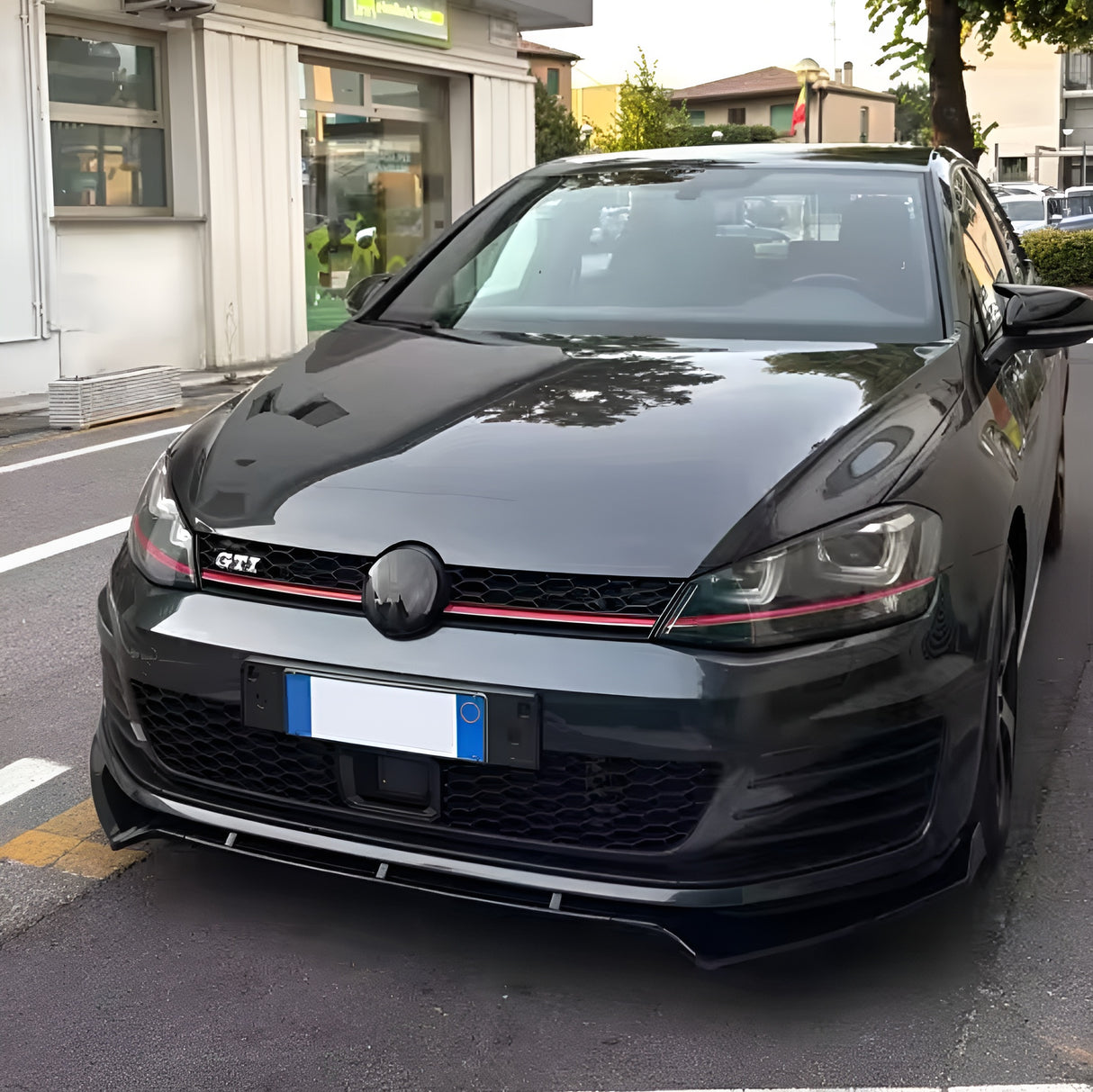 Lame avant splitter de pare-choc pour VW GOLF 7 et 7.5 GTI R-Line et Standard (2012 à 2021)