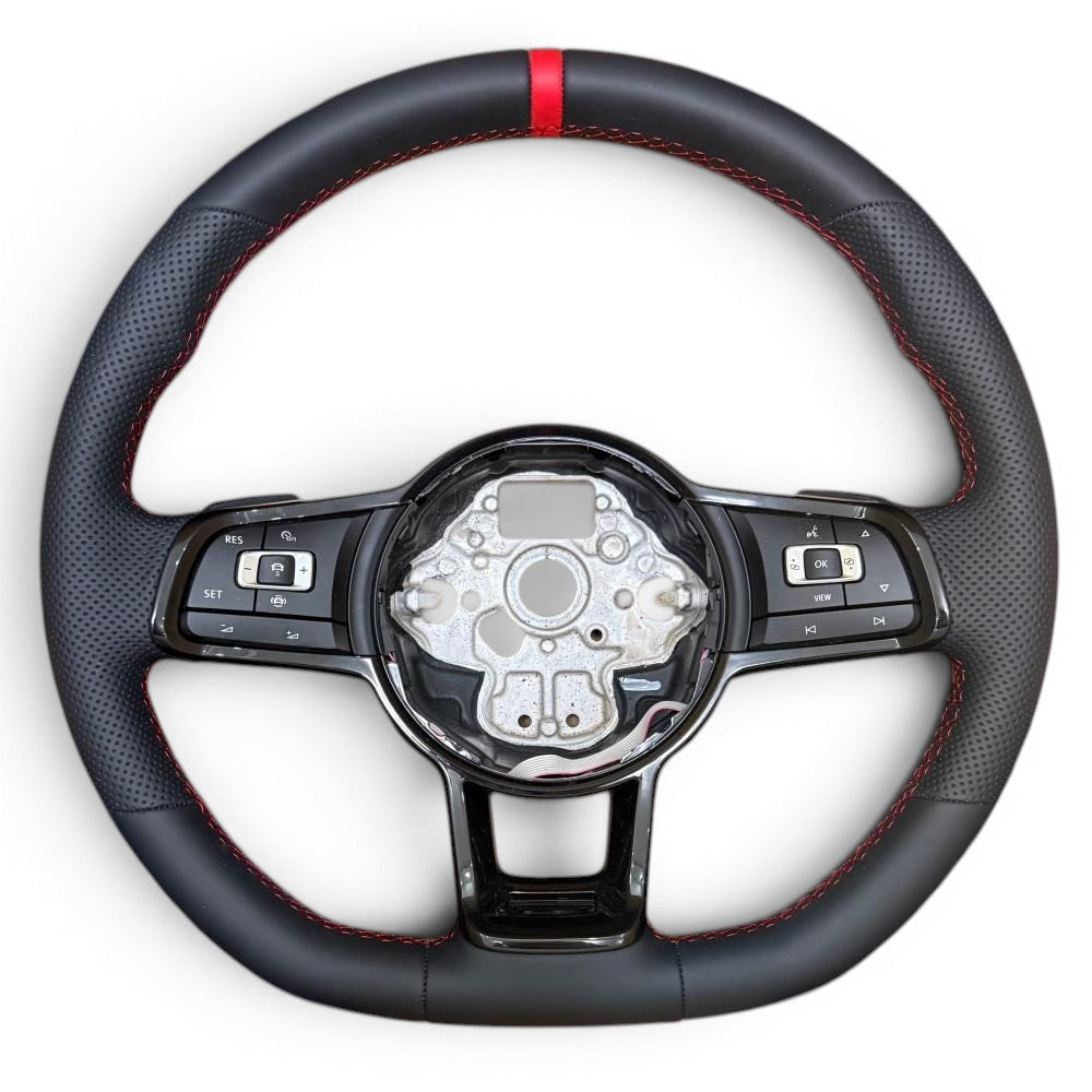 Volant à Méplat Performance Carbone Pour VW Golf 7 - 2012 à 2021