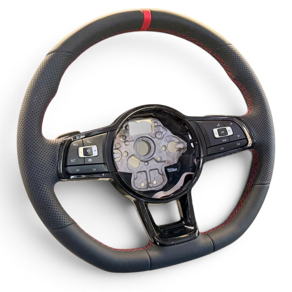Volant à Méplat Performance Carbone Pour VW Golf 7 - 2012 à 2021