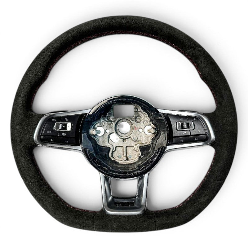 Volant à Méplat Performance Carbone Pour VW Golf 7 - 2012 à 2021