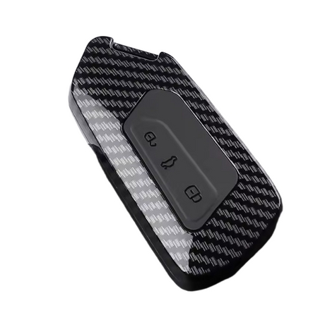Coque de clé effet carbone pour Volkswagen