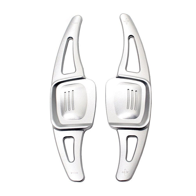 Argent Palettes au volant en Aluminum pour VW Golf 8