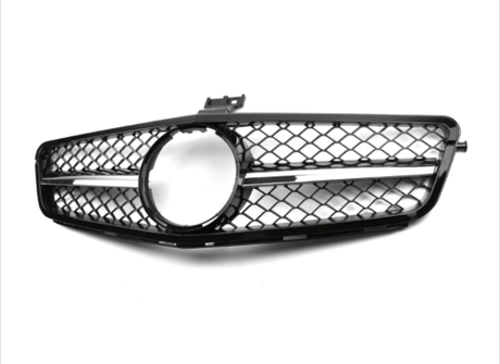 Argent Calandre noire Mercedes Classe C W204 AMG Black Edition
