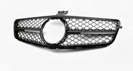 Noir Calandre noire Mercedes Classe C W204 AMG Black Edition