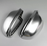 Coques de rétroviseurs Argent Mat Chrome pour Audi A5 B8 (2007 - 2016)