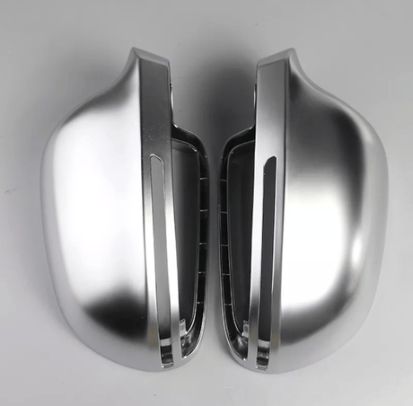 Coques de rétroviseurs Argent Mat Chrome pour Audi A5 B8 (2007 - 2016)