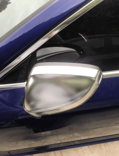 Coques de rétroviseurs Chrome Argent Mat pour Audi A4 B9 (2015 - 2024)