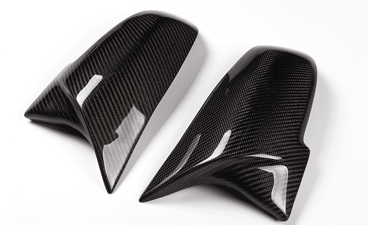 Coques De Rétroviseur Style Carbone Pour BMW Série X1 E84 - Paire Gauche/droite, Aspect Carbone, Neuves