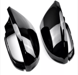 Coques de rétroviseurs Noires Brillantes pour Audi A6 C7 (2012 - 2018) Coques de rétroviseurs Noir Brillant pour Audi A6 C7 (2012 - 2018)