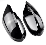 Coques de rétroviseurs Noires Brillantes pour Audi A6 C7 (2012 - 2018) Coques de rétroviseurs Noir Brillant pour Audi A6 C7 (2012 - 2018)
