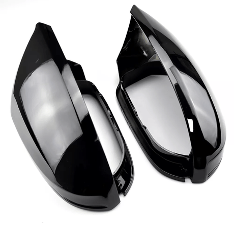 Coques de rétroviseurs noires brillantes pour Audi A7 C7 (2013 - 2018)