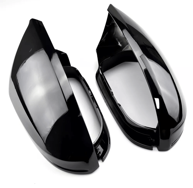 Coques de rétroviseurs Noires Brillantes pour Audi A6 C7 (2012 - 2018) Coques de rétroviseurs Noir Brillant pour Audi A6 C7 (2012 - 2018)