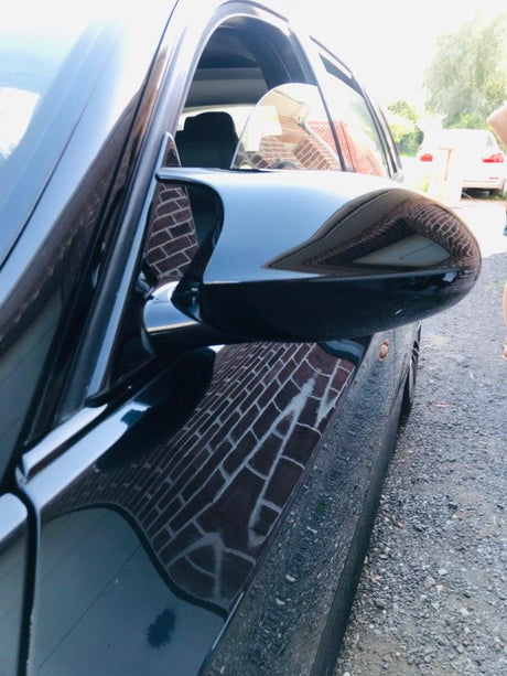 Coques de rétroviseurs type M3 BMW Série 3 E90 et E92 LCI BMW Série 3 E90 et E92 LCI - Coques de rétroviseurs type M Performance Noir Brillant