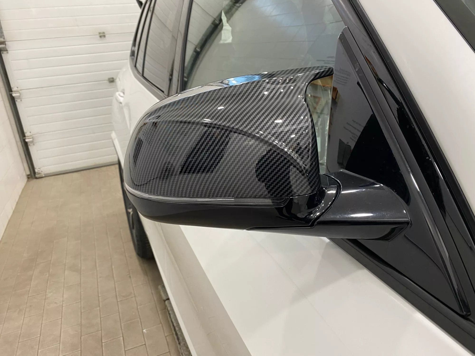 Coques de rétroviseurs type M Performance en fibre de carbone pour BMW X5 F15 (2014 - 2018)