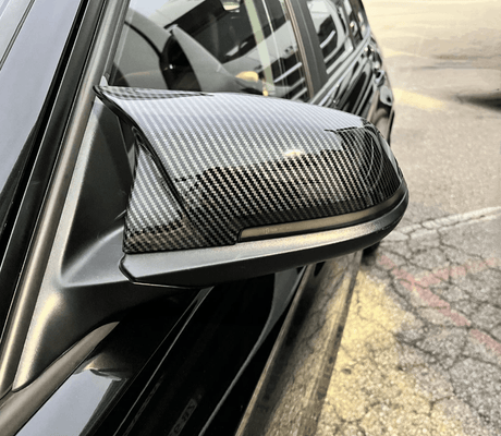 Réplique carbone Coques de rétroviseurs BMW Série 1 F20 type M Perfomance carbone (2011-2017) BMW Série 1 F20 - Coques de rétroviseurs type M Performance Fibre de Carbone (2011 - 2017)