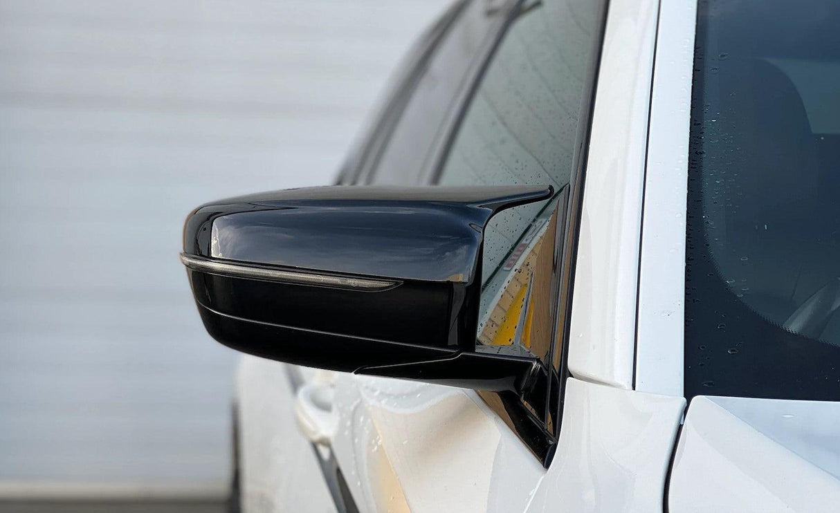 Coques de rétroviseurs type M Performance noires brillantes pour BMW Série 3 G20 (2020 - Aujourd'hui)