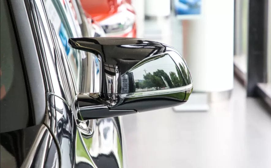 Coques de rétroviseurs type M Performance noires brillantes pour BMW X5 F15 (2014 - 2018)