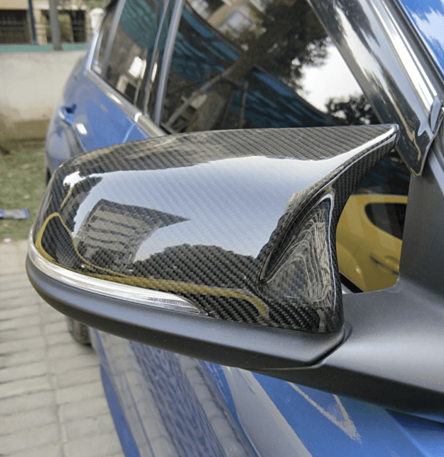 Coques de rétroviseurs type M Performance réplique Fibre de Carbone pour BMW X1 E84 (2009 - 2015)