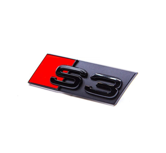 Emblème de calandre logo AUDI S3 Noir