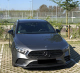 Emblème de calandre logo à l'étoile Mercedes-Benz Noir Brillant