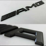 Emblème de coffre logo AMG Noir pour Mercedes-Benz