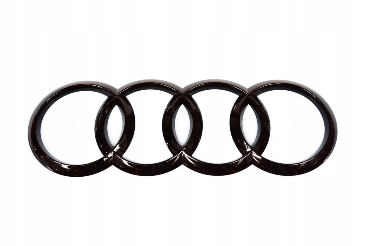Emblème de coffre logo AUDI Black Edition noir