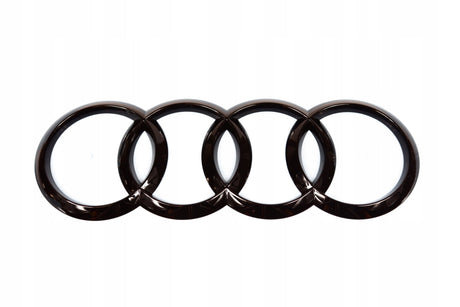 AUDI A4 2004-2008 / Noir brillant Emblème de coffre logo AUDI Black Edition noir