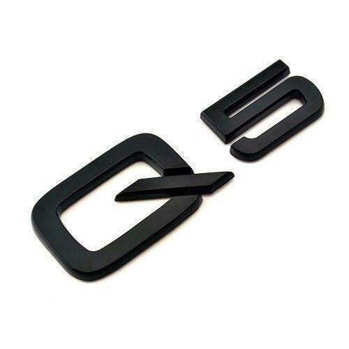 Emblème de coffre logo noir AUDI Q5 Black Edition