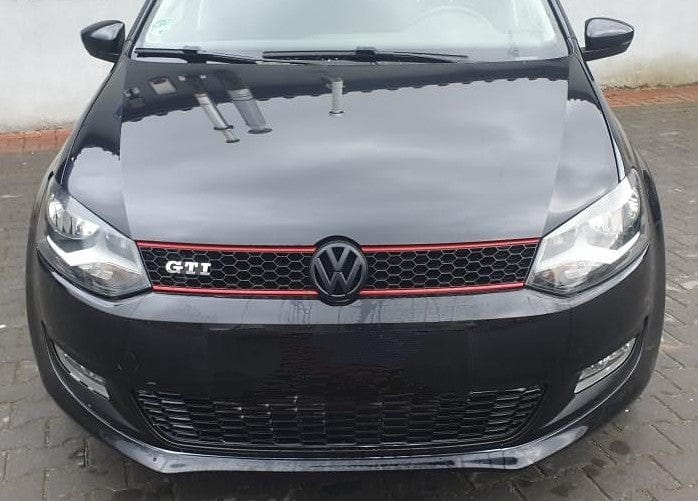 Emblèmes avant et arrière noirs logos VW POLO 5 6R (2009 à 2017)