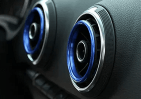 Entourages de grilles de ventilation intérieures colorés pour AUDI A3 8V (2013 - 2020)