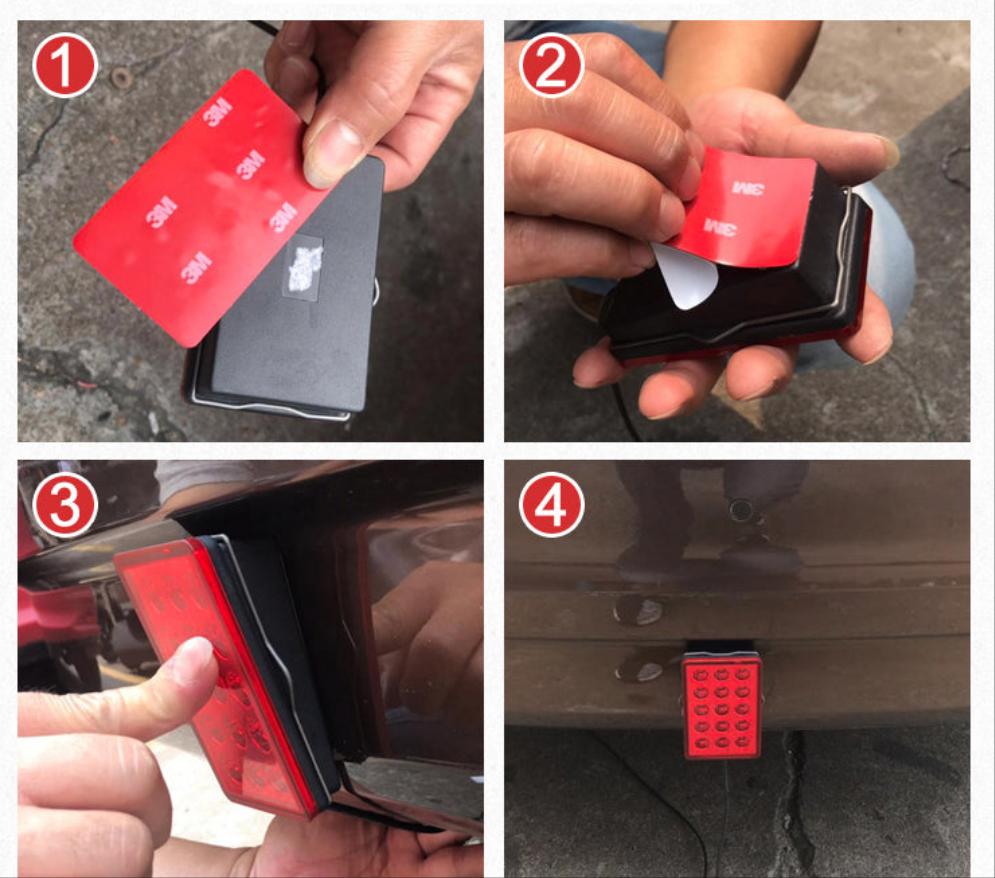 Feu arrière type F1 à LED Universel