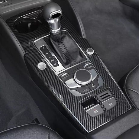 Garniture de console centrale type carbone pour AUDI A3 8V (2012 - 2020)