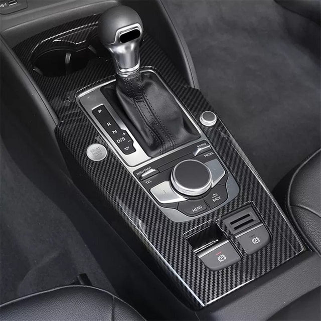 Garniture de console centrale type carbone pour AUDI A3 8V (2012 - 2020)