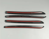 Garnitures de portes inserts type carbone pour AUDI A3 8V (2012 - 2020)