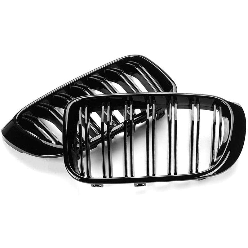 Grilles De Calandre Noir Brillant BMW X4 F26 type M Performance (2014-2018)
